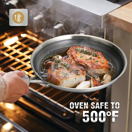 Non-Stick Fry Pan Stainless Steel