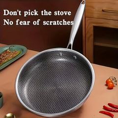 Non-Stick Fry Pan Stainless Steel